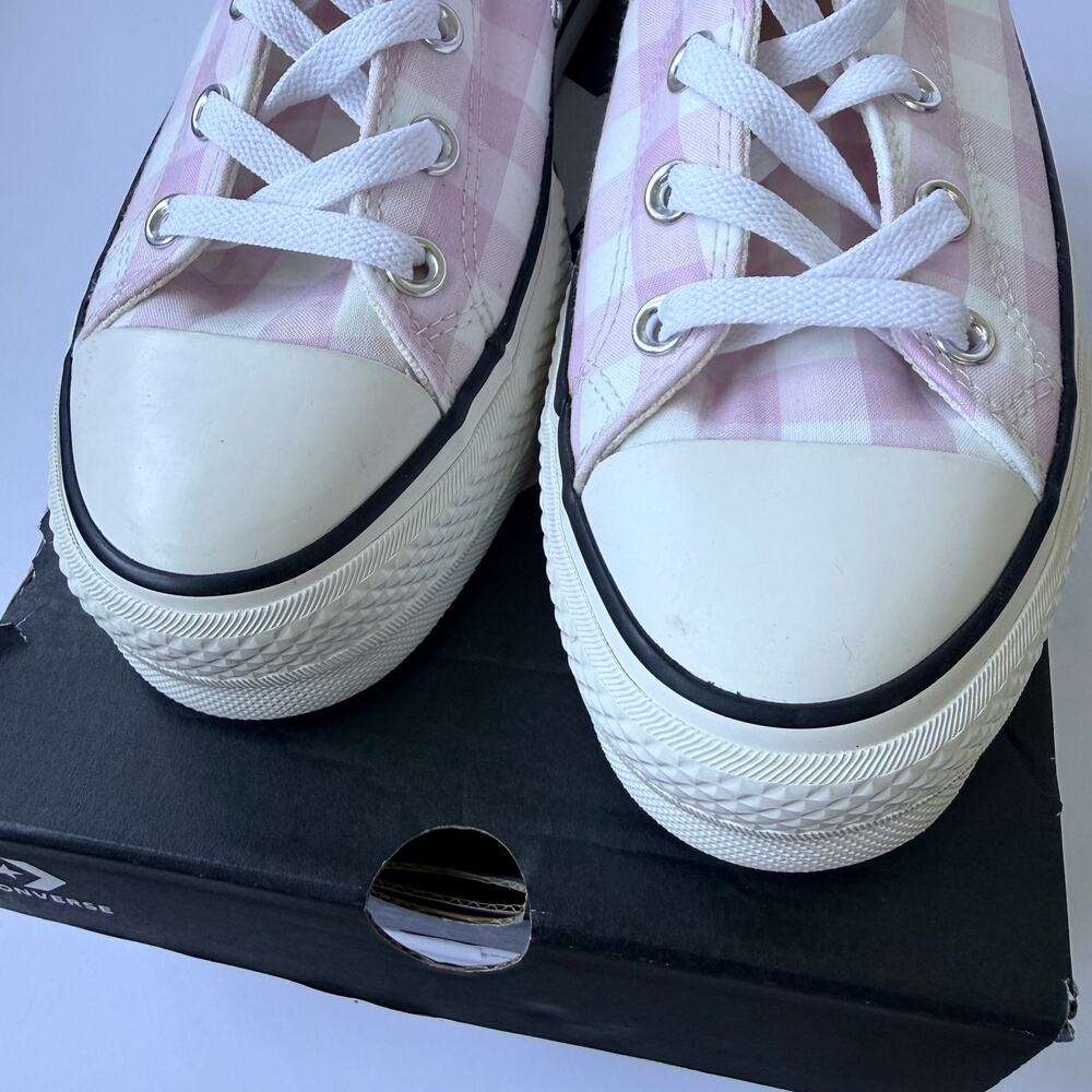 Converse CTAS Lift Hi A13663C Vintage White Summit Pink Women's 9 NIB - Picture 5 of 5